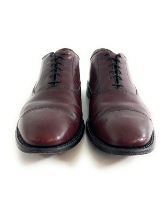 Allen Edmonds Park Avenue Cap Toe Oxford Size 12 C Burgundy Leather Dress Shoe main image 10